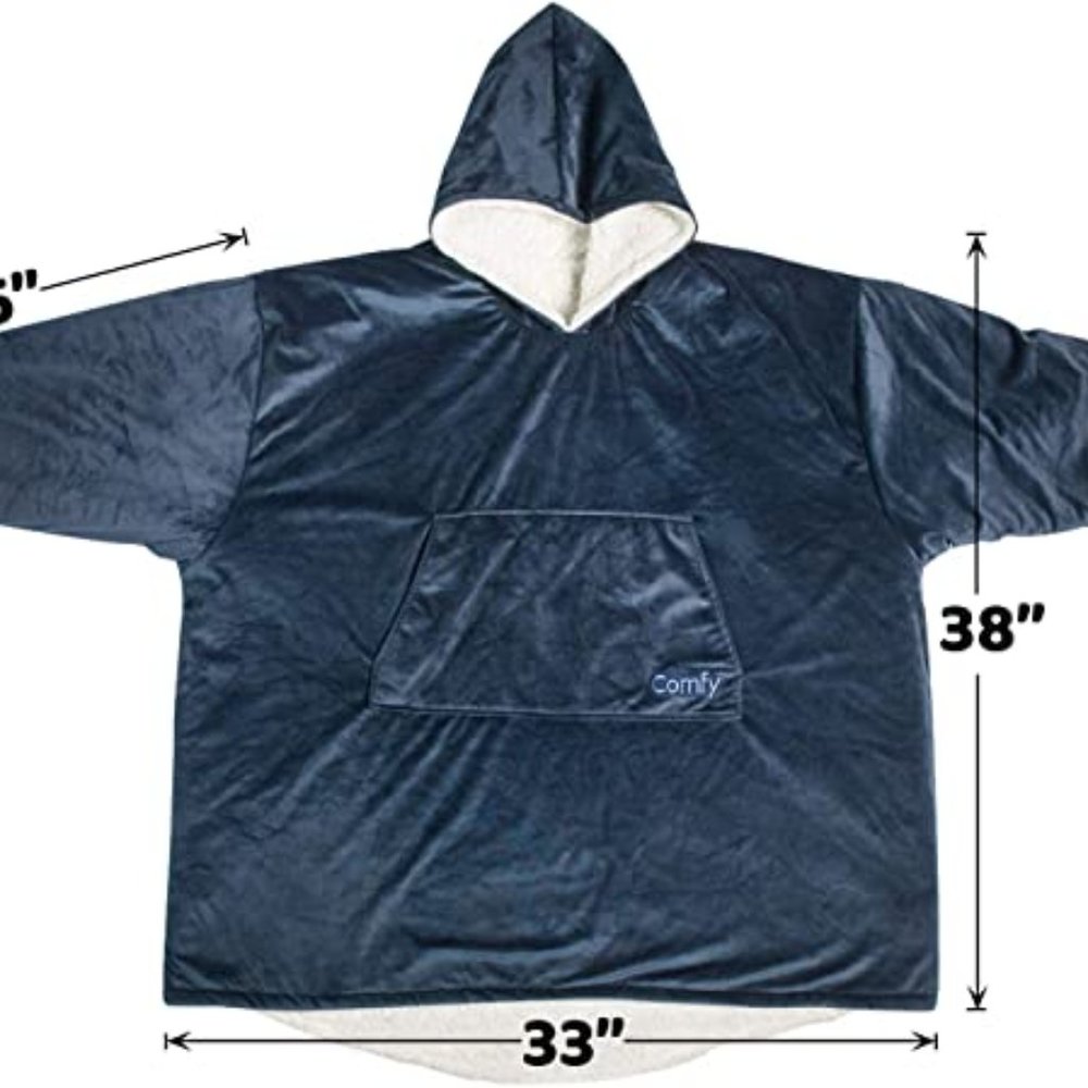 The Comfy Unisex Original Blanket Sweatshirt - Picture 5 of 7